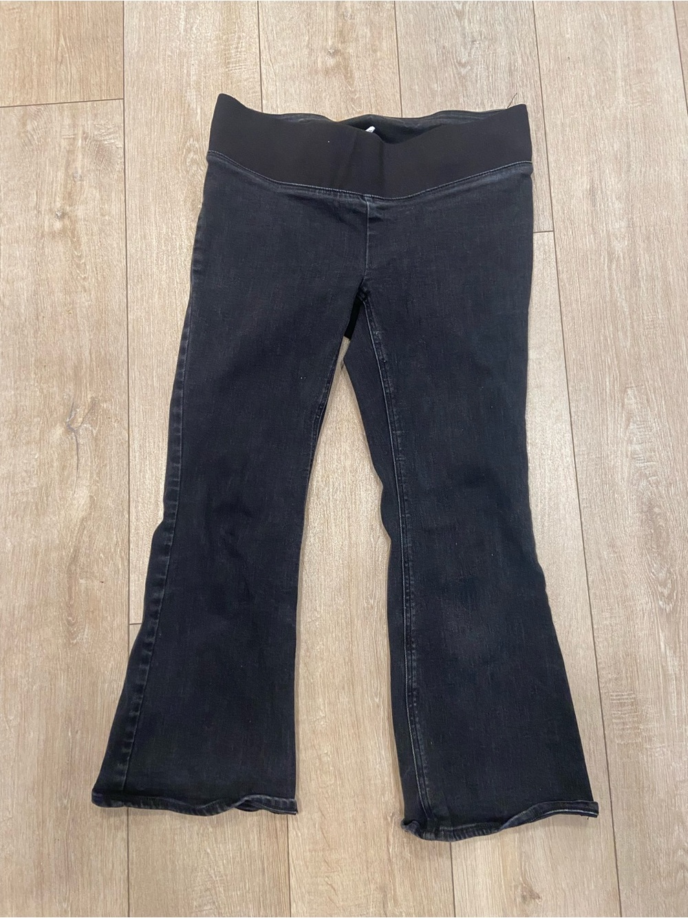 Maternity pants (three pairs) and white maternity shirt bundle